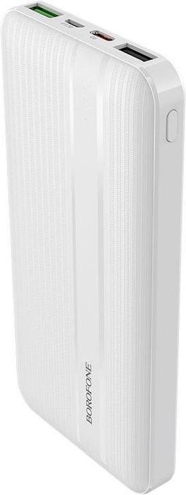 Image du produit Borofone Batterie externe Power Bank BJ9 Type-C PD + Quick Charge 3.0 (3A) 10000mAh blanc (10000 mAh)