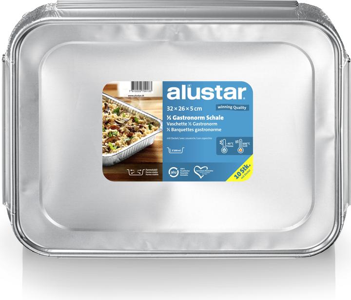 Immagine prodotto Alustar Stampo in alluminio con coperchio in alluminio 3,20 L