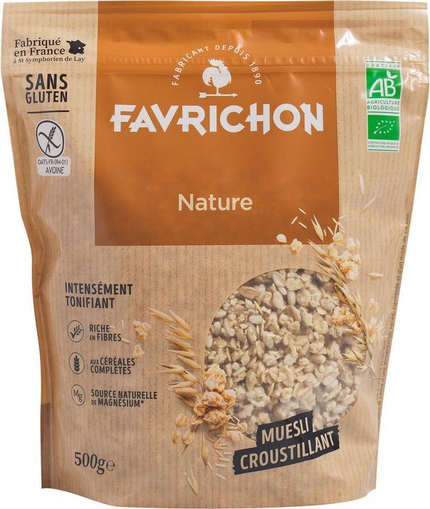 Produktbild J.Favrichon Muesli croustillant nature (500 g)