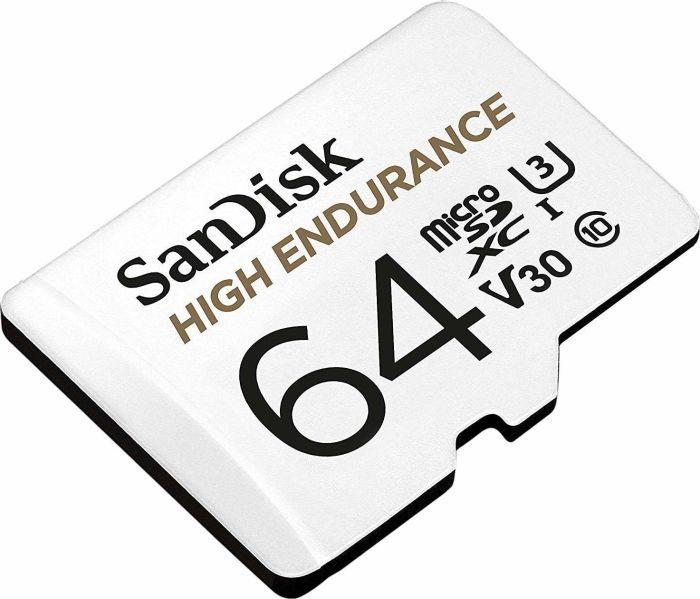 Image du produit SanDisk 64GB Micro SDHC Card su adapteriu (64 Go, microSDXC, U1, UHS-I)