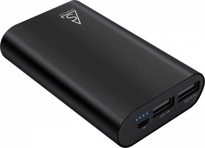 Produktbild Holdit Powerbank Smartline 7500 mAh Juodas (613373) (7500 mAh, 27.75 Wh)