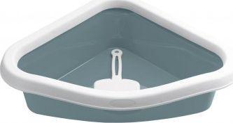 Actual product image Zolux Toilet for cats Cathy, corner, blue (Cats corner toilet)