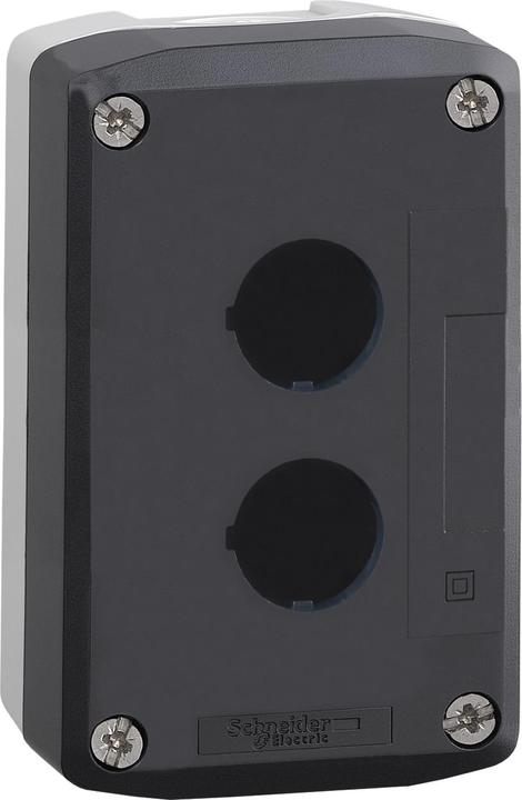 Produktbild Schneider Electric Leergehäuse XALD, 2 Bohrungen, XALD02CUST01 (Gehäuse)
