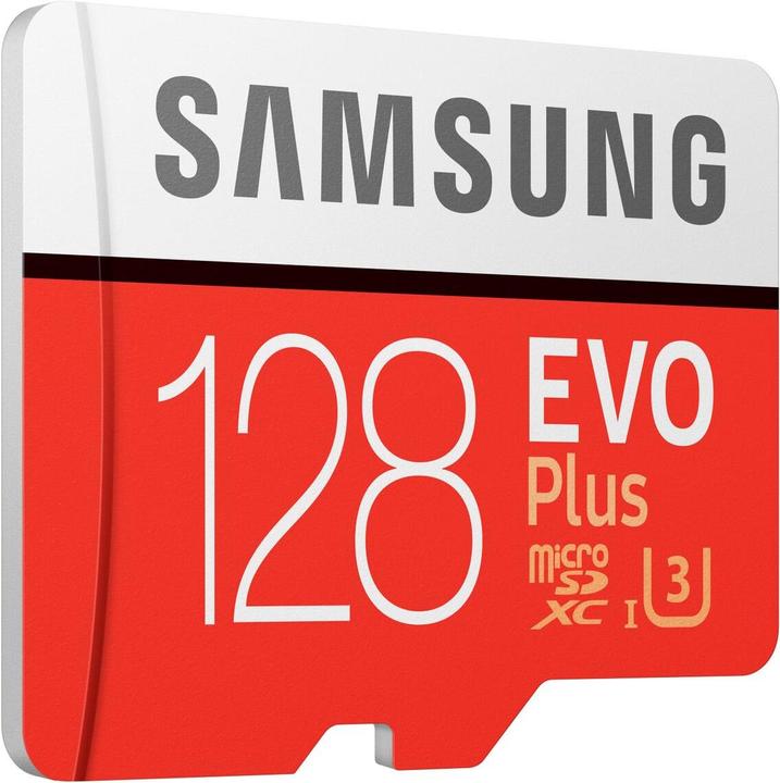 Actual product image Samsung Evo+ microSD UHS-I (128 GB, microSDXC, U3, UHS-I)