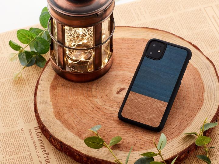 Produktbild Man.Wand &WOOD SmartPhone case iPhone 11 denim juodas (Apple iPhone 11)