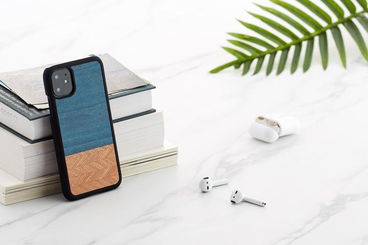 Produktbild Man.Wand &WOOD SmartPhone case iPhone 11 denim juodas (Apple iPhone 11)