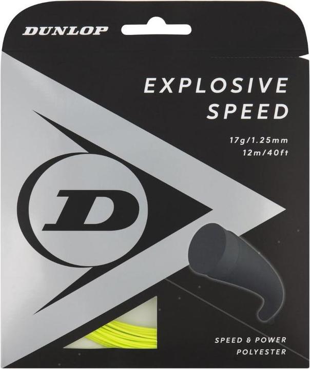 Produktbild Dunlop Tennis strings EXPLOSIVE SPEED 1,25mm17G 12M Yellow (1)