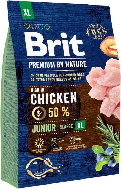 Immagine prodotto Brit PREMIUM Dog by Nature Junior XL 3 kg (Cucciolo + gattino, 1 pz., 3000 g)
