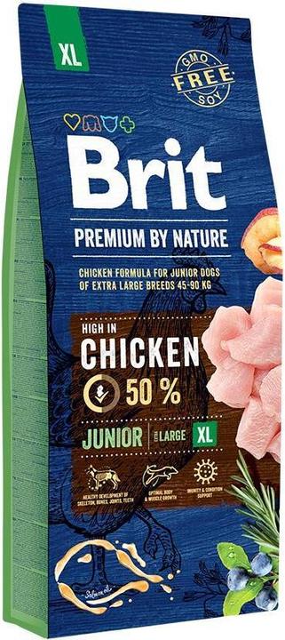 Immagine prodotto Brit PREMIUM Dog by Nature Junior XL 3 kg (Cucciolo + gattino, 1 pz., 3000 g)