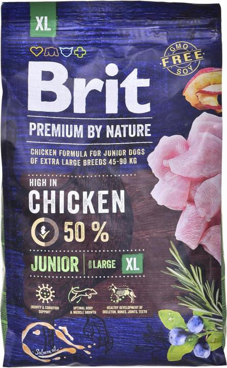 Immagine prodotto Brit PREMIUM Dog by Nature Junior XL 3 kg (Cucciolo + gattino, 1 pz., 3000 g)