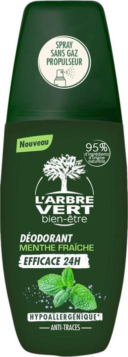 Image du produit L'arbre vert Déodorant écologique Menthe fraîche (Spray, 75 ml)