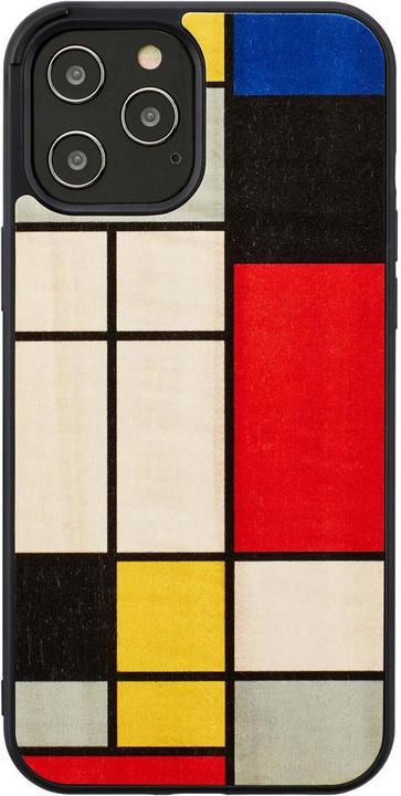 Produktbild Man.Wand &WOOD case for iPhone 12/12 Pro mondrian wood juodas (Apple iPhone 12)