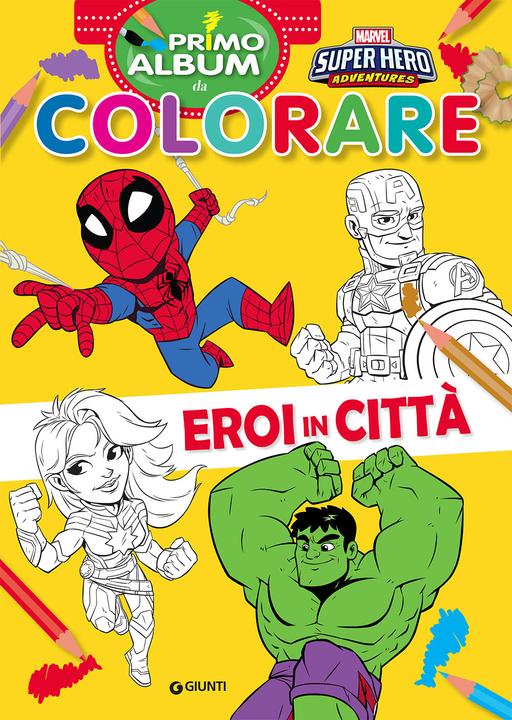 Immagine prodotto Primo album da colorare Marvel Super Hero Adventures (Italiano, Walt Disney)
