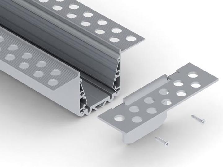 Actual product image LEDsON End cap for plasterboard profile RPL35US, without cable hole