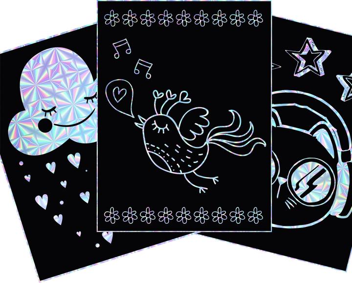 Actual product image Grafix Magic Scratch Blok A4