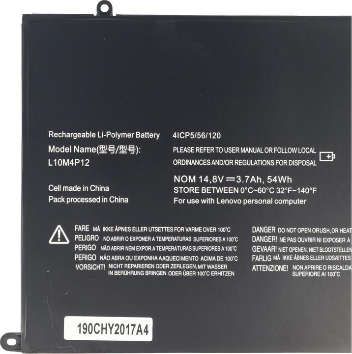 Actual product image Lenovo Battery IdeaPad U300, Yoga 13 (3700 mAh)