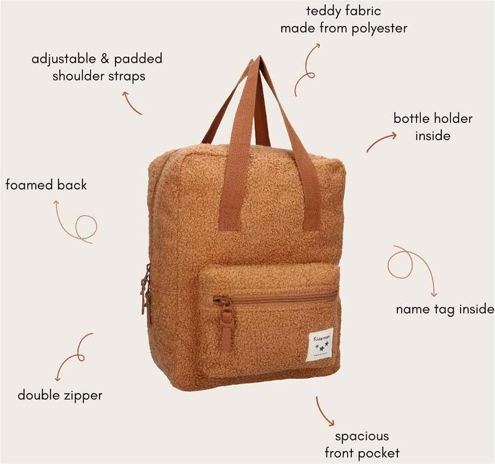 Produktbild Kidzroom Rucksack Berlin Soft Whispers Braun