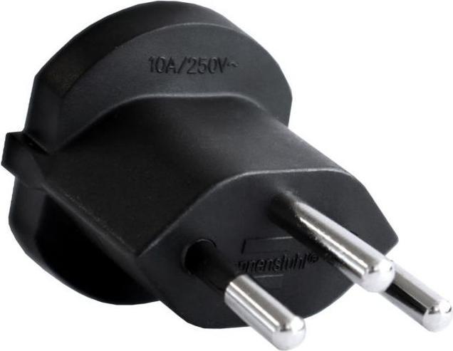 Produktbild Hermex Fixadapter DE zu CH Stecker Verbindungsadapter Steckadapter