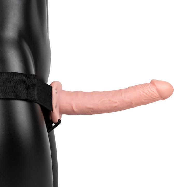 Actual product image RealRock Vibrating Hollow Strap-on No Balls - 10" / 24,5 cm