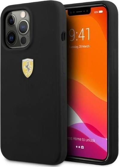 Produktbild Ferrari FESSIHMP13XBK iPhone 13 Pro Max 6,7" czarny/black hardcase Silicone MagSafe (Apple iPhone 13 Pro Max)
