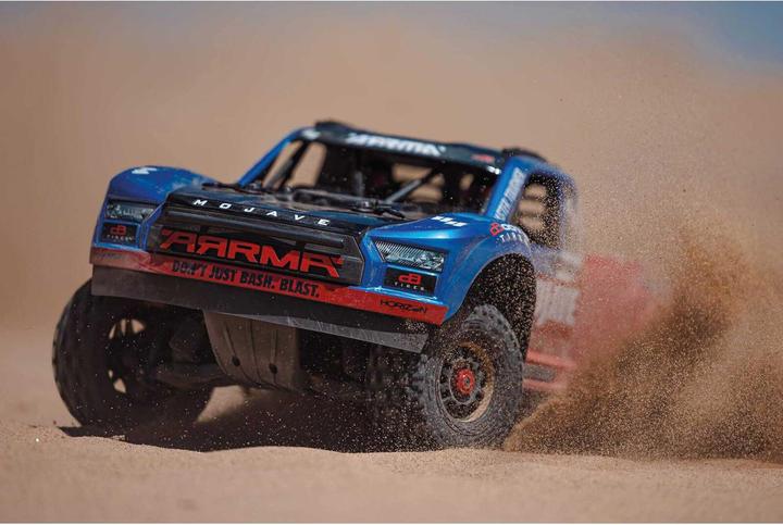Immagine prodotto Arrma Camion da corsa breve Mojave 4x4 4S BLX Blu, ARTR, 1:8 (ARR Quasi lettura a corredo)