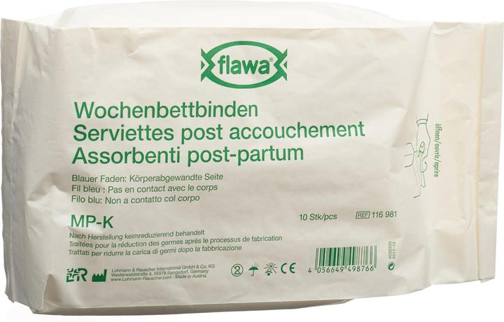 Produktbild Flawa MP-K (10 x, Wochenbettbinden)