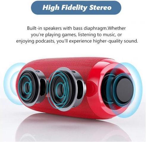 Produktbild Riff TG117 universal wireless BT waterproof speaker with AUX (4 h, Batteriebetrieb)