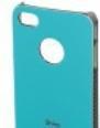 Productafbeelding Hama Glanzend, hoesje, Apple, Apple iPhone 4/4S, Turquoise (LG G4s, Apple iPhone 4)