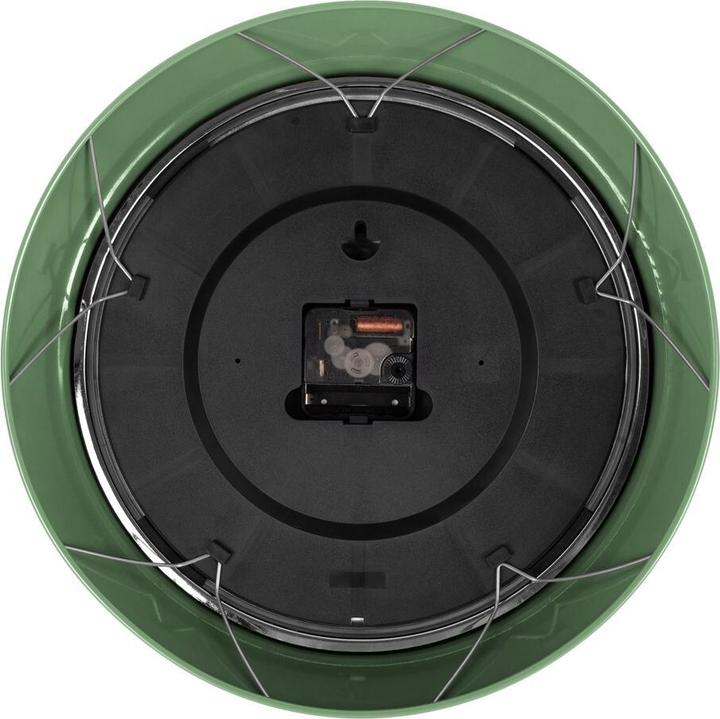 Actual product image Karlsson Wandklok Modern Retro - Groen - Ã˜34cm - Wandklok Retro (34 cm)