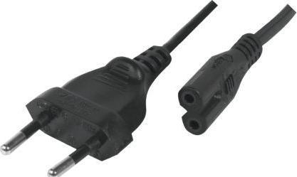 Actual product image Protect Expert Cordon d'alimentation bipolaire pour PC portable noir -1 m (1 m)