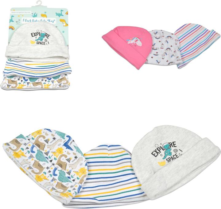 Actual product image Cangaroo Kay Baby Cap Set of 3 46 cm (46)