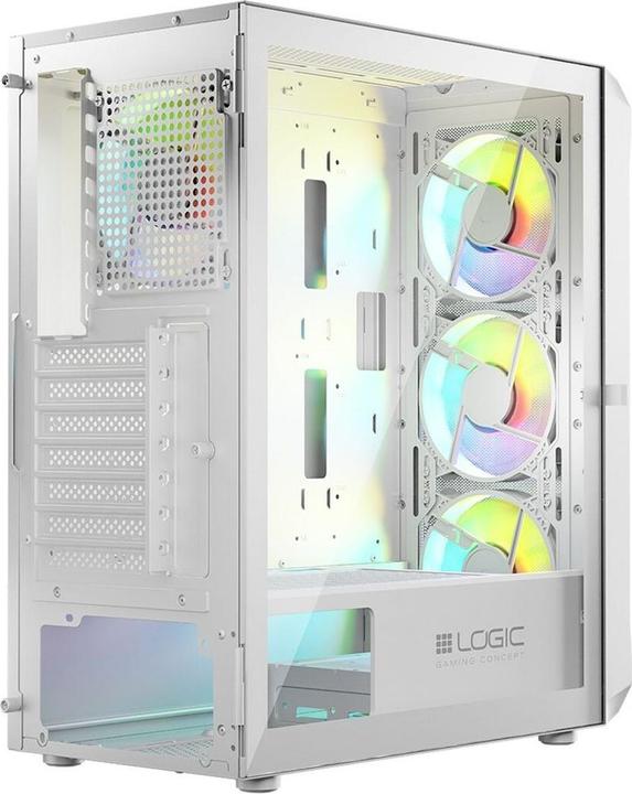 Image du produit Logic PORTOS ARGB MINIDI Boîtier USB 3.0 blanc (ATX)
