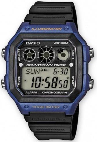 Actual product image Casio AE-1300WH-2AVEF (Digital watch, 42.10 mm)