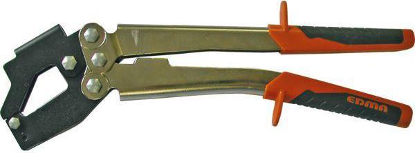Edma Plaster profile pliers ERGOTOP, two-handed