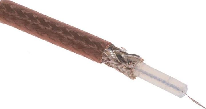 Rs Pro RS RG179 coassiale B/U FEP marrone 100m (91.25 dB, Cavi antenna)