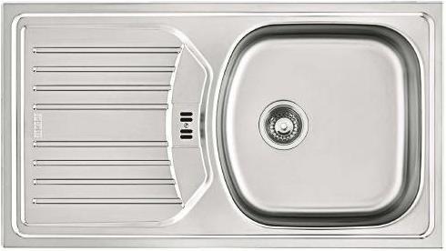 Franke ETN 614-78 l Nova (Fitted sink with draining board, 78 cm, 48 cm)
