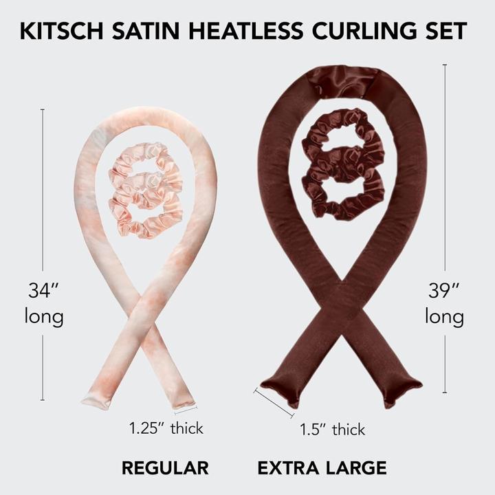 Image du produit Kitsch Kit de bigoudis XL heatless Curling