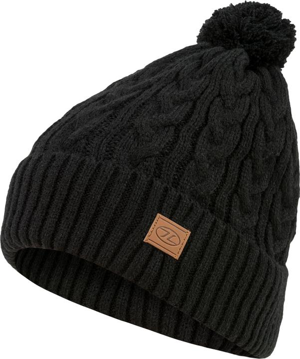 Produktbild Highlander Beira Lined Bobble Hat - Black