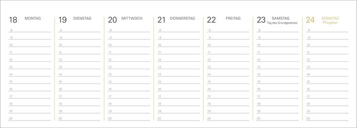 Actual product image Harenberg Naturparadiese Premium-Tischplaner 2026 - Wochenkalender mit 53 Fotografien (Hardcover, German)