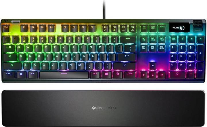 Actual product image SteelSeries Mechanical gaming keyboard Apex 7, Red Switch, US layout (US, Cable)