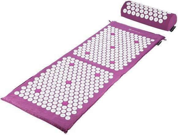 HMS Massage acupressure mat and cushion set Premium AKM04 purple (20 mm)