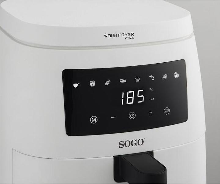 Actual product image Sogo AIR FRYER 4.5L-DIGITAL TOUCH SCREEN DISPLAY 1500W