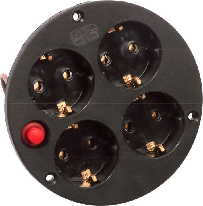 Actual product image Bachmann socket outlet insert 4-fold S socket outlet insert 4f. without cover thermo ins.
