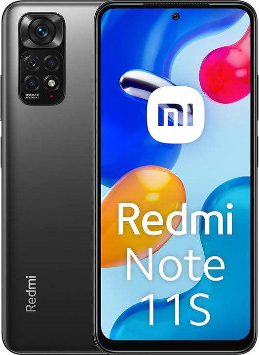 Actual product image Xiaomi Redmi Note 11S (128 GB, Graphite gray, 6.43", Dual SIM, 108 Mpx, 4G)