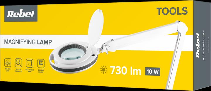 Actual product image Rebel Microscope Table lamp with magnifying glass 5D 10W 6500K
