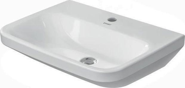 Image du produit Duravit Lavabo DURASTYLE MED sans meuble avec plan de toilette 600x440mm 1 robinetterie blanc (440 mm, 600 mm)
