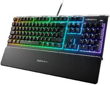 Image du produit SteelSeries Clavier de jeu Apex 3, disposition américaine (US, Filaire)