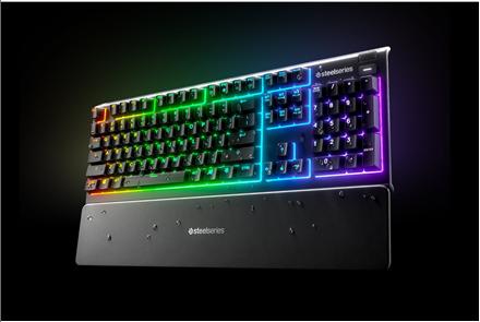 Image du produit SteelSeries Clavier de jeu Apex 3, disposition américaine (US, Filaire)