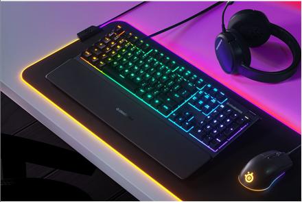 Image du produit SteelSeries Clavier de jeu Apex 3, disposition américaine (US, Filaire)
