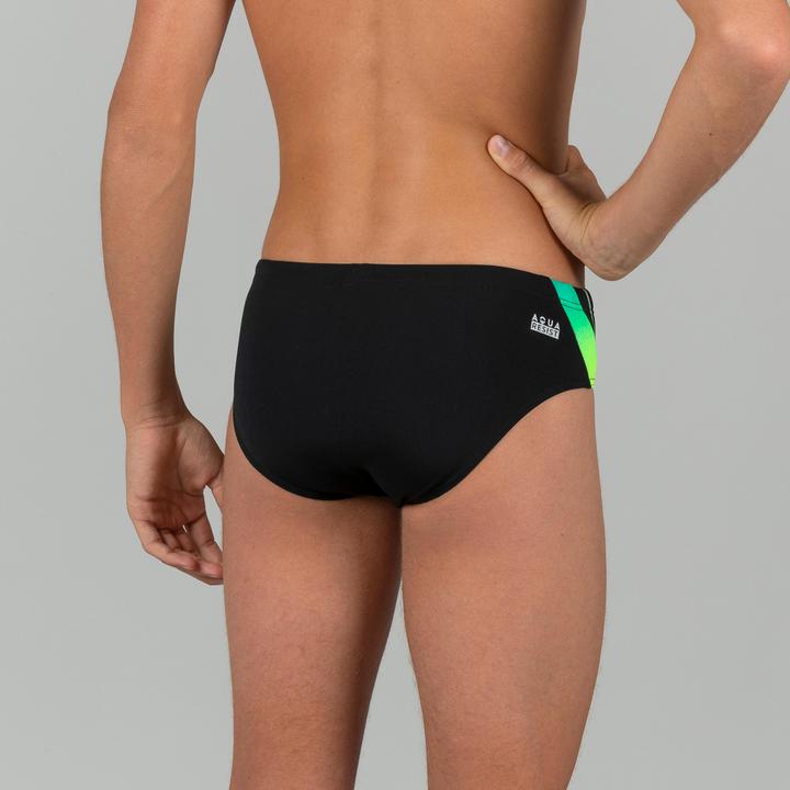 Produktbild Nabaiji Badehose Slip Jungen - 900 Yoke Grad grün (8, 9, 10)